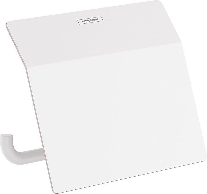 Porte rouleau papier toilette mural blanc mat Addstoris Hansgrohe