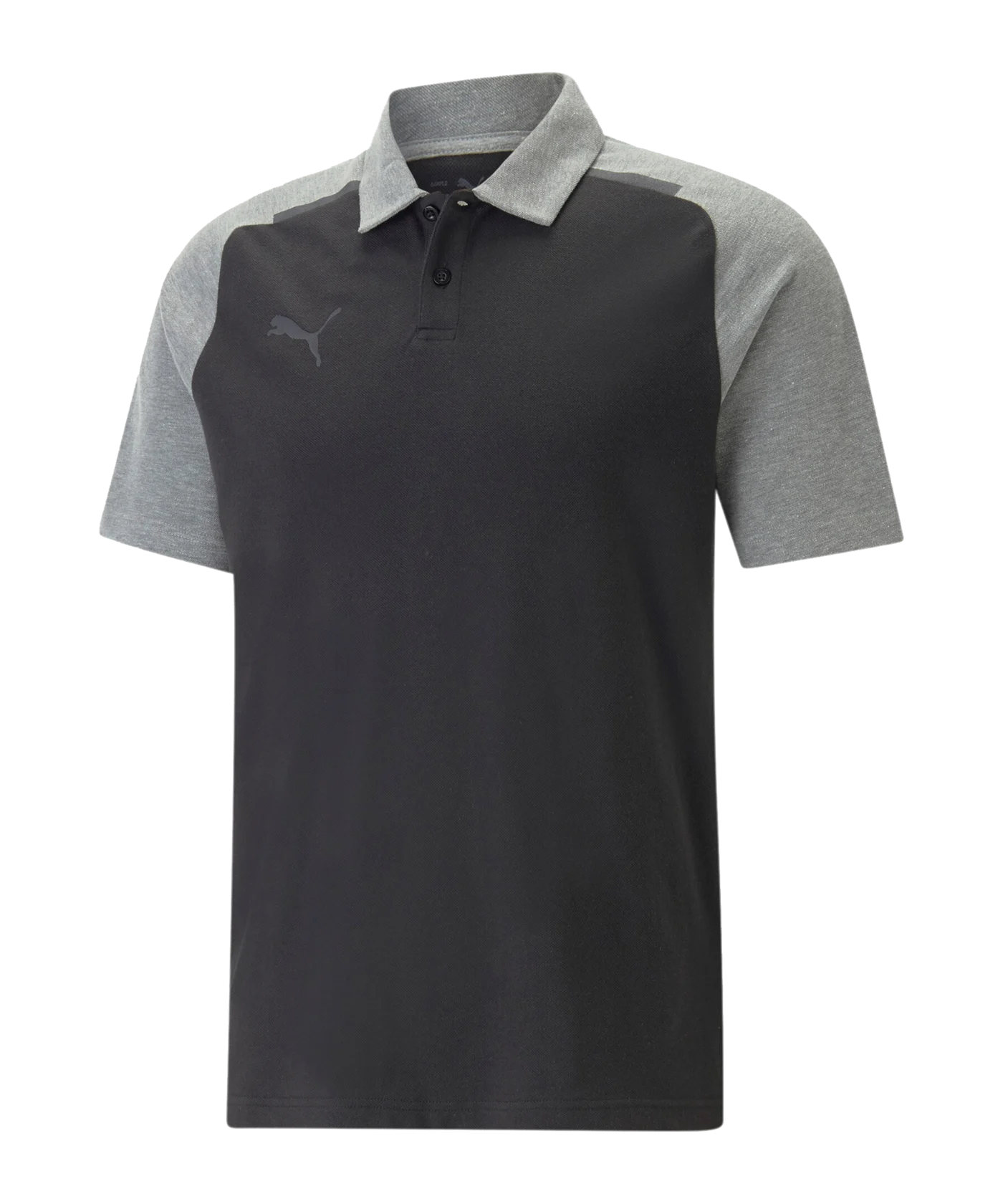 PUMA teamCUP Casuals Poloshirt Schwarz F03