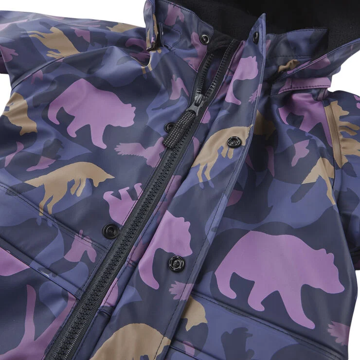 MCKINLEY Frog PU flyverdragt m. fleecefor Lilla
