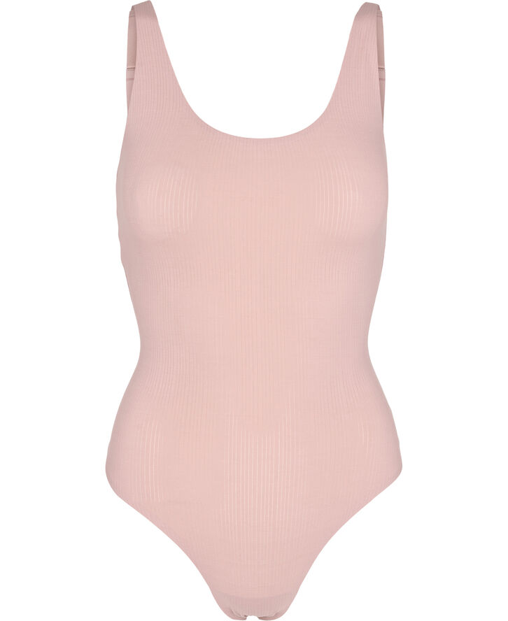 Wolford Beauty Cotton Bodysuit Powder pink