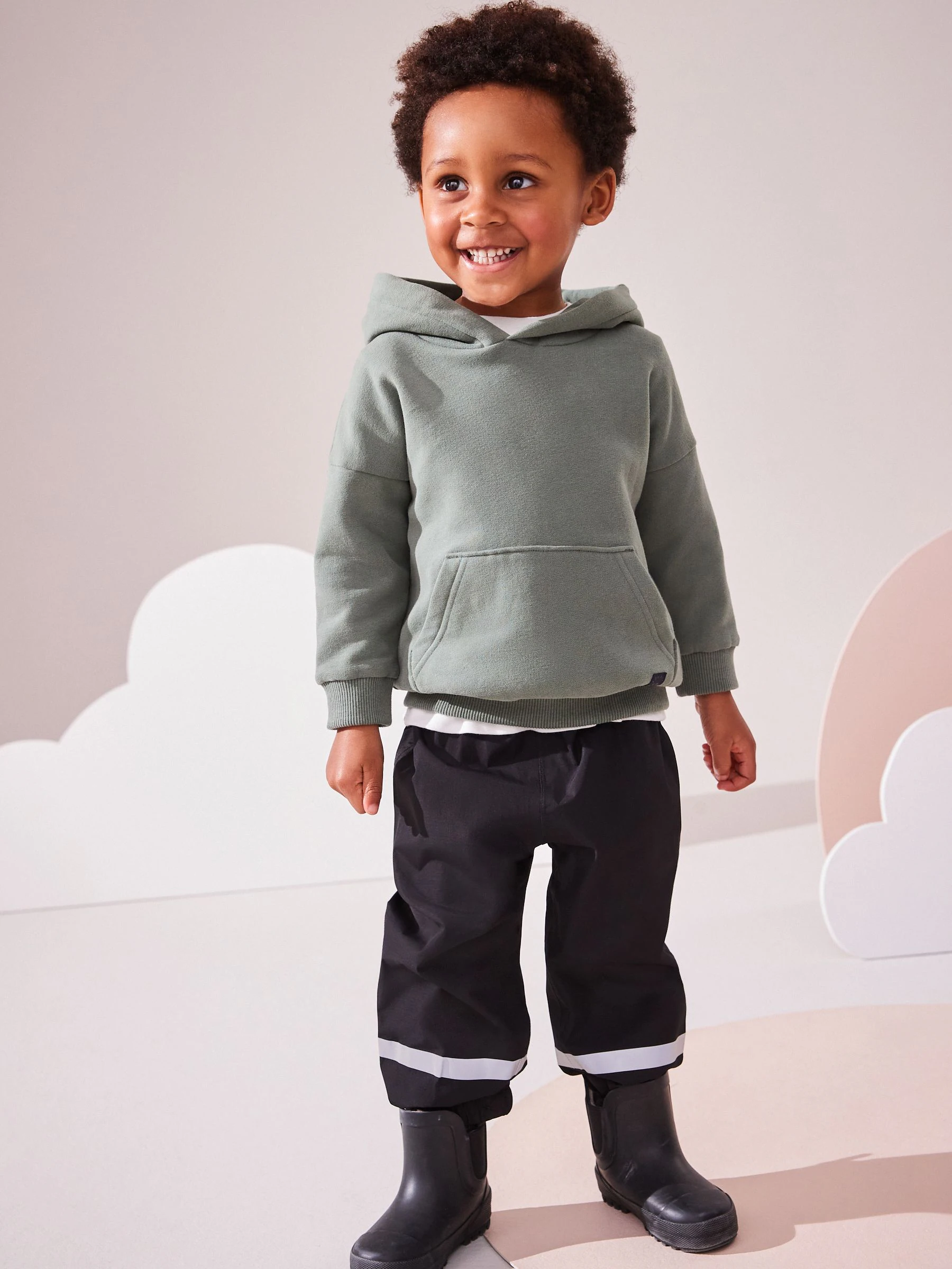 Zwart - Waterdichte broek (9 mnd-10 jr)