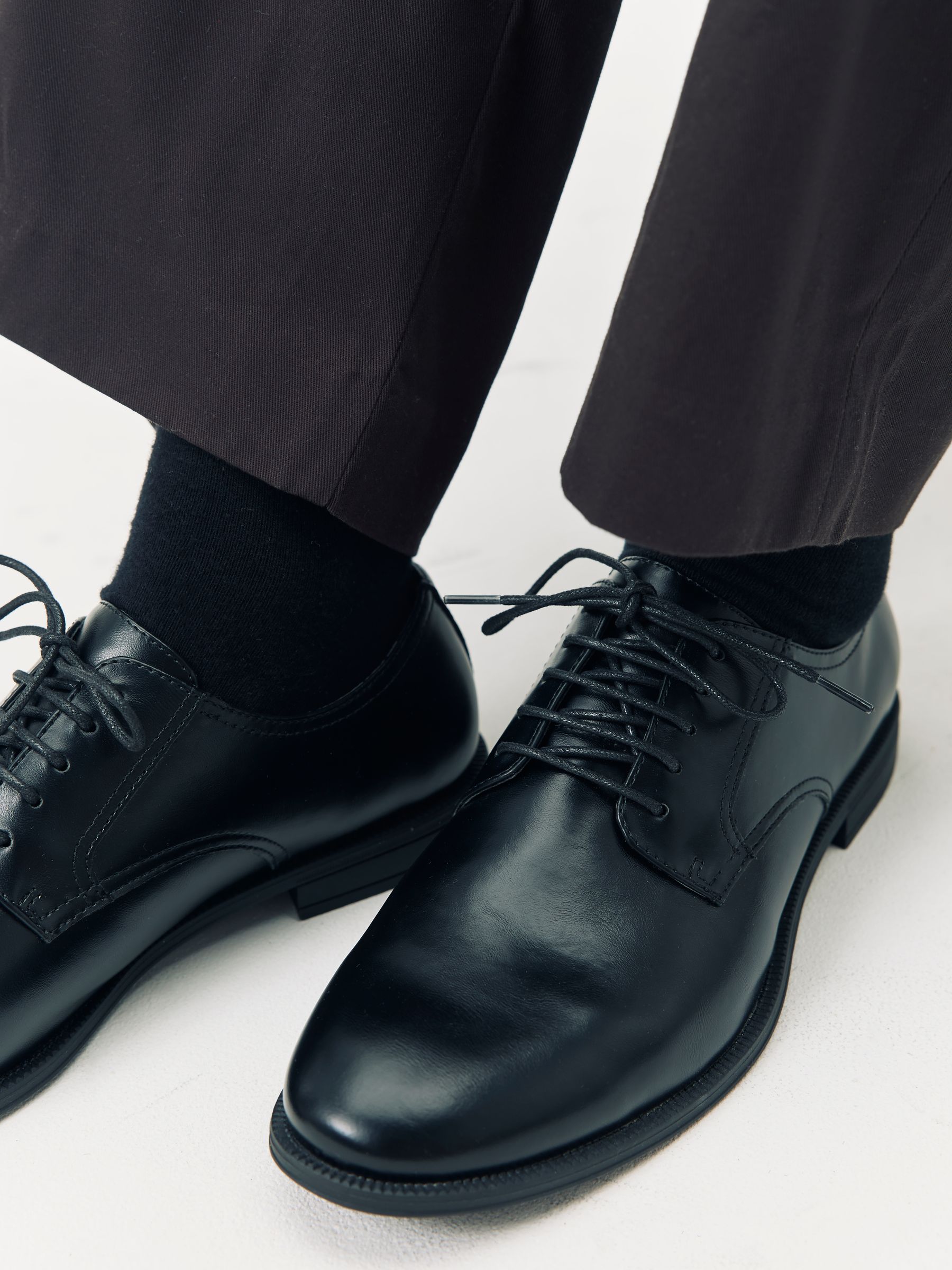 Zwart - Standaard - Schuh Malcolm schoenen met wijde pasvorm