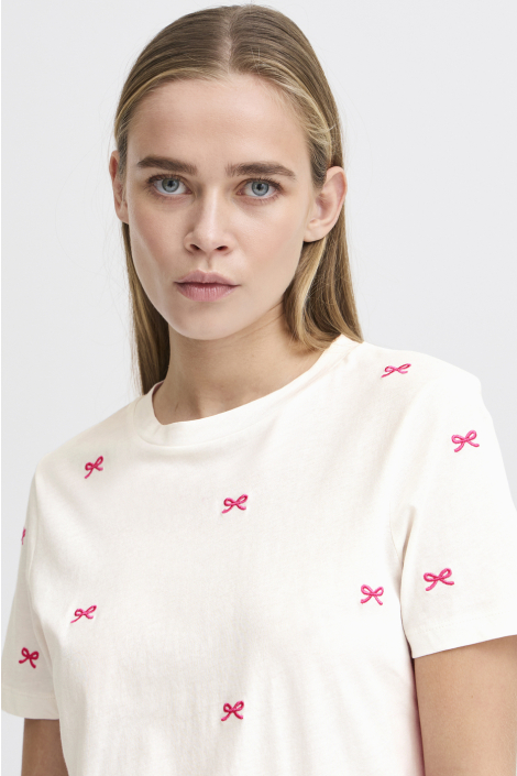 Ichi witte dames t-shirt