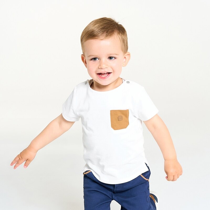 T-shirt jersey poche poitrine (lot de 3) jaune bébé garçon Jaune