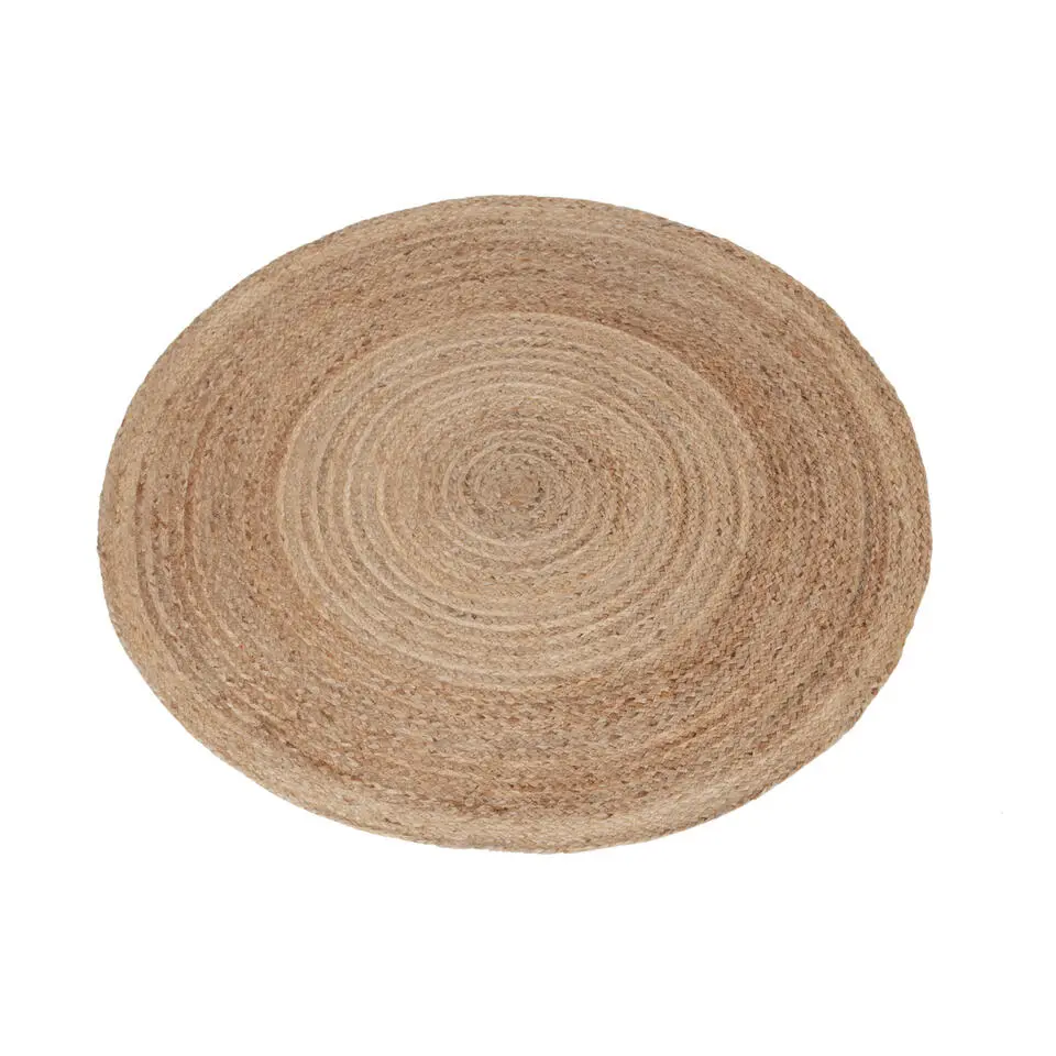 Dutch Lifestyle - Jute - Vloerkleed - 200 x 200cm - Beige