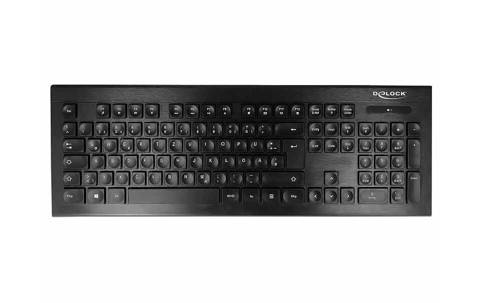 Tastatur 12671 Wireless Water Drop DE-LayoutSchlanke Wireless-Tastatur mit DE-Layout