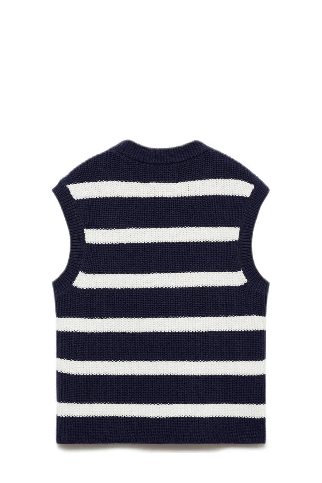 Mango Kids gestreeptetop donkerblauw/wit