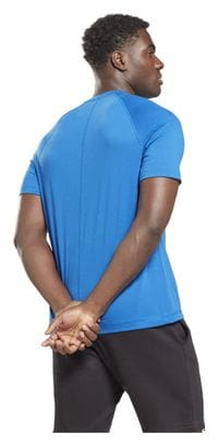Maillot Manches Courtes Reebok Training Speedwick Bleu