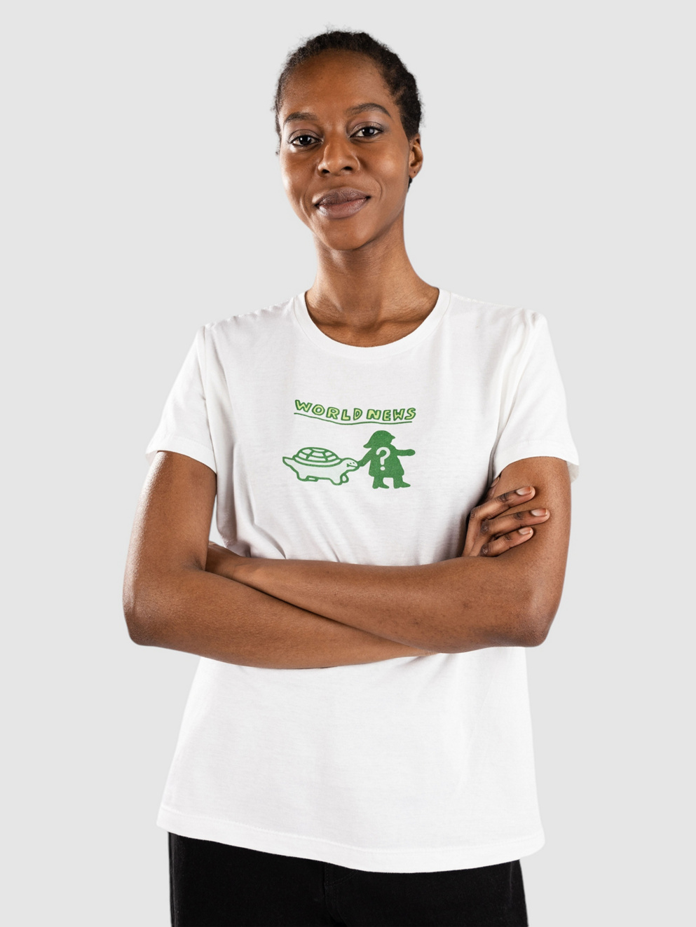 A.LAB World News T-Shirt white