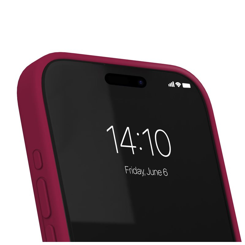 iPhone 15 Pro Max MagSafe Silikon Hülle Case Recycled (IDSICMS-I2367P-521) - Cranberry