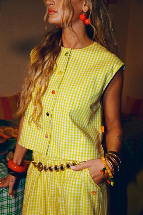 Harper & Yve gele dames gilet