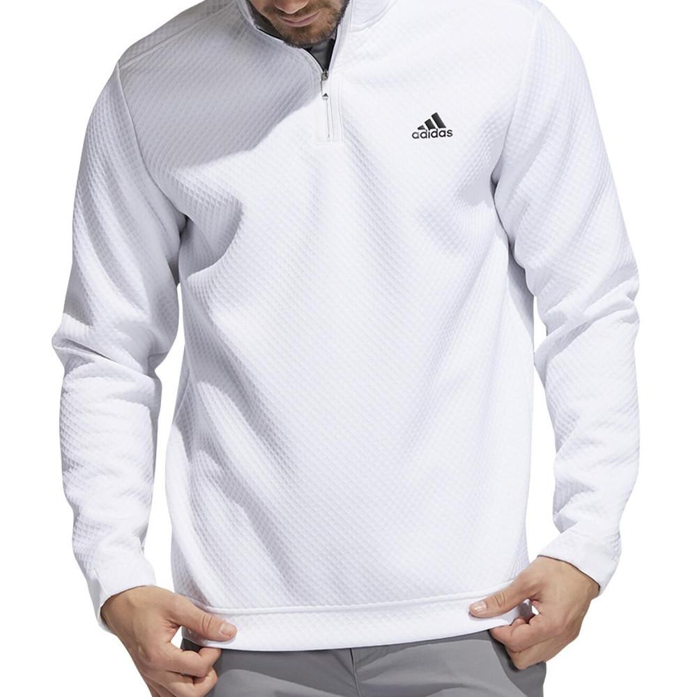 Adidas Sweat 1/4 Zip Blanc Homme Adidas GR3105