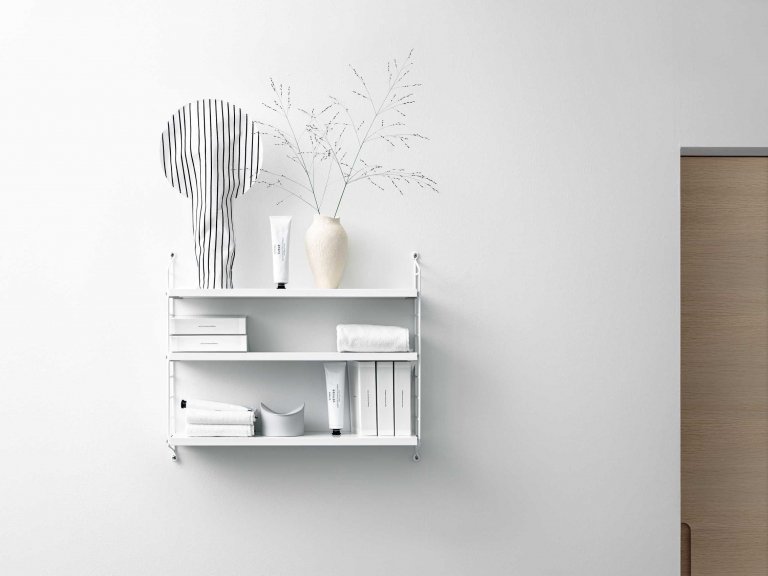 String Furniture Pocket wandkast wit/essen
