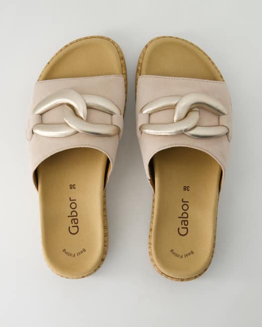 Gabor 63.761.10 Pantoletten in Beige