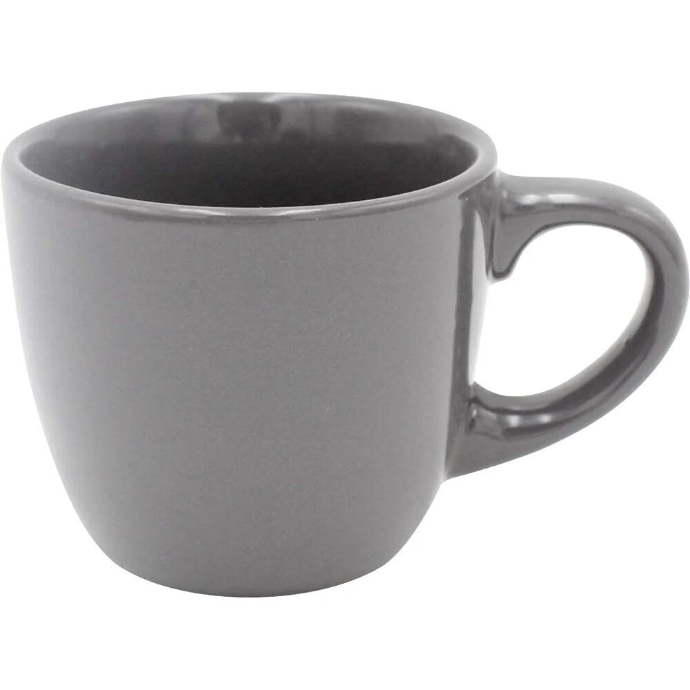 Tasse à expresso en faïence 10 cl uni gris