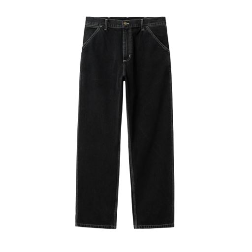 Carhartt WIP Simple Bukser, Black (Heavy Stone Wash), 30