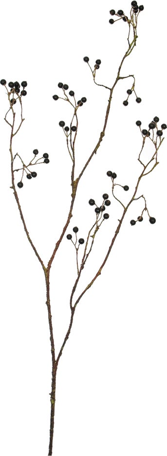 Jasaco Pure kunsttak Bessen zwart 95 cm