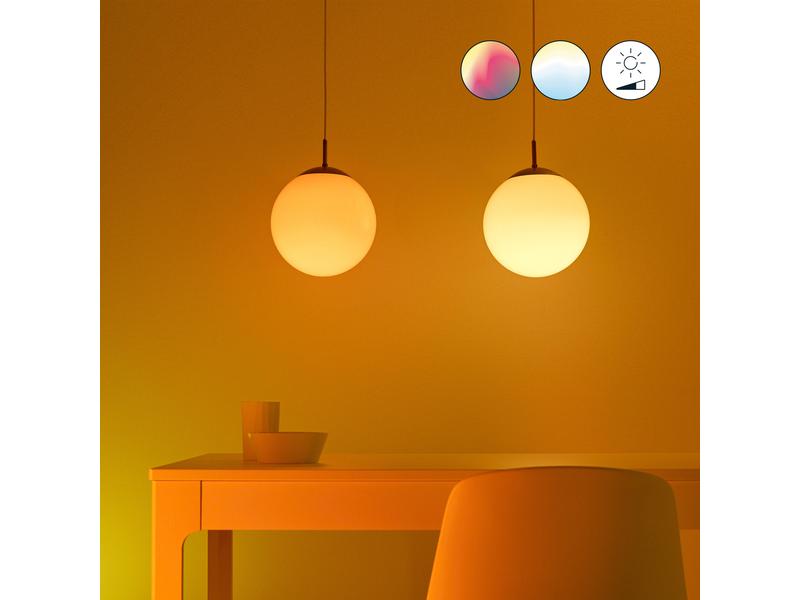 WiZ Leuchtmittel 8W (60W) E27 A60 RGB FR Einzelpack Smartes Leuchtmittel, steuerbar über Bluetooth, Matter, WLAN