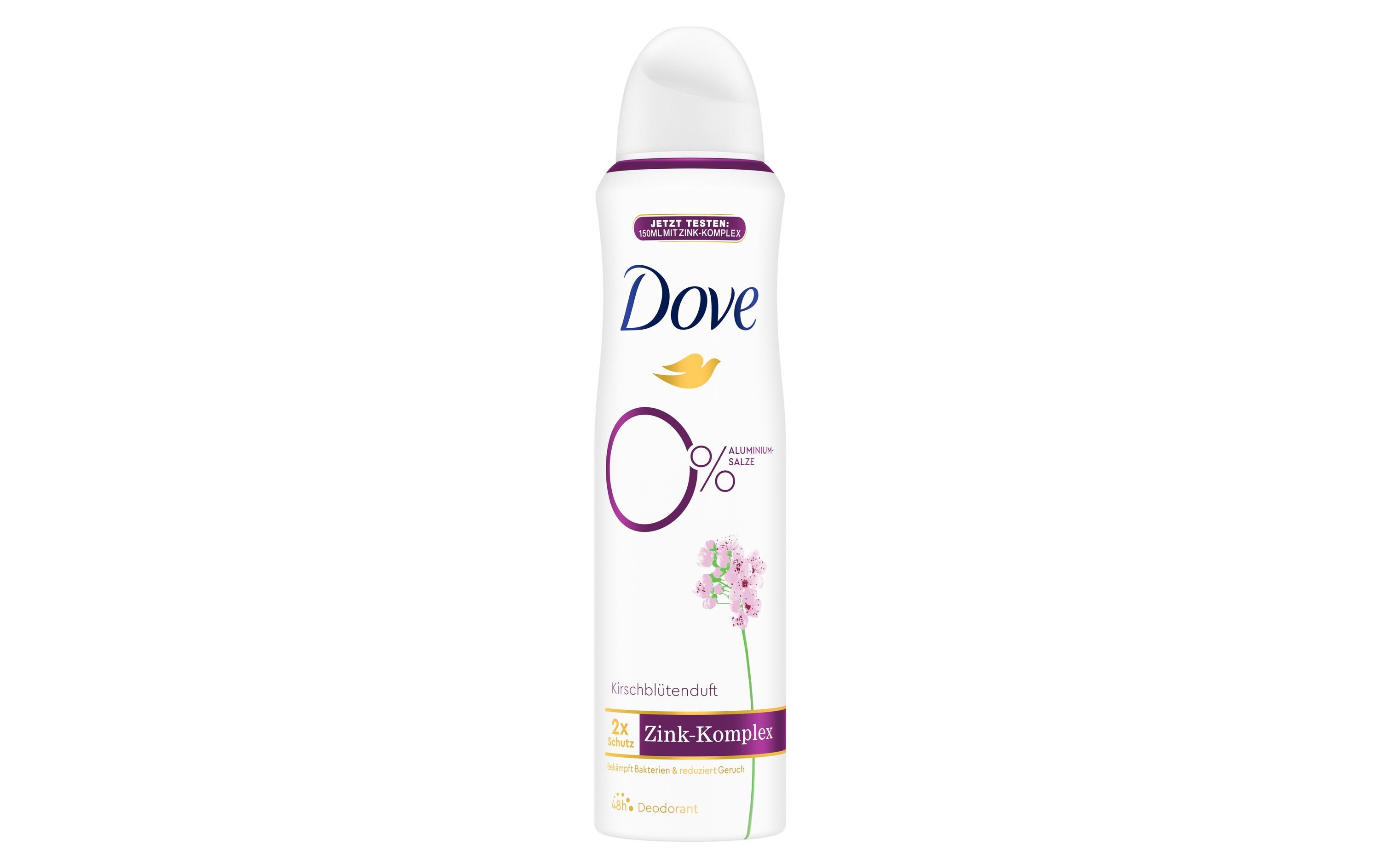 Deo 0% Zink Kirschblüte 150 mlDeodorant verleiht den ganzen Tag ein frisches und sauberes Gefühl