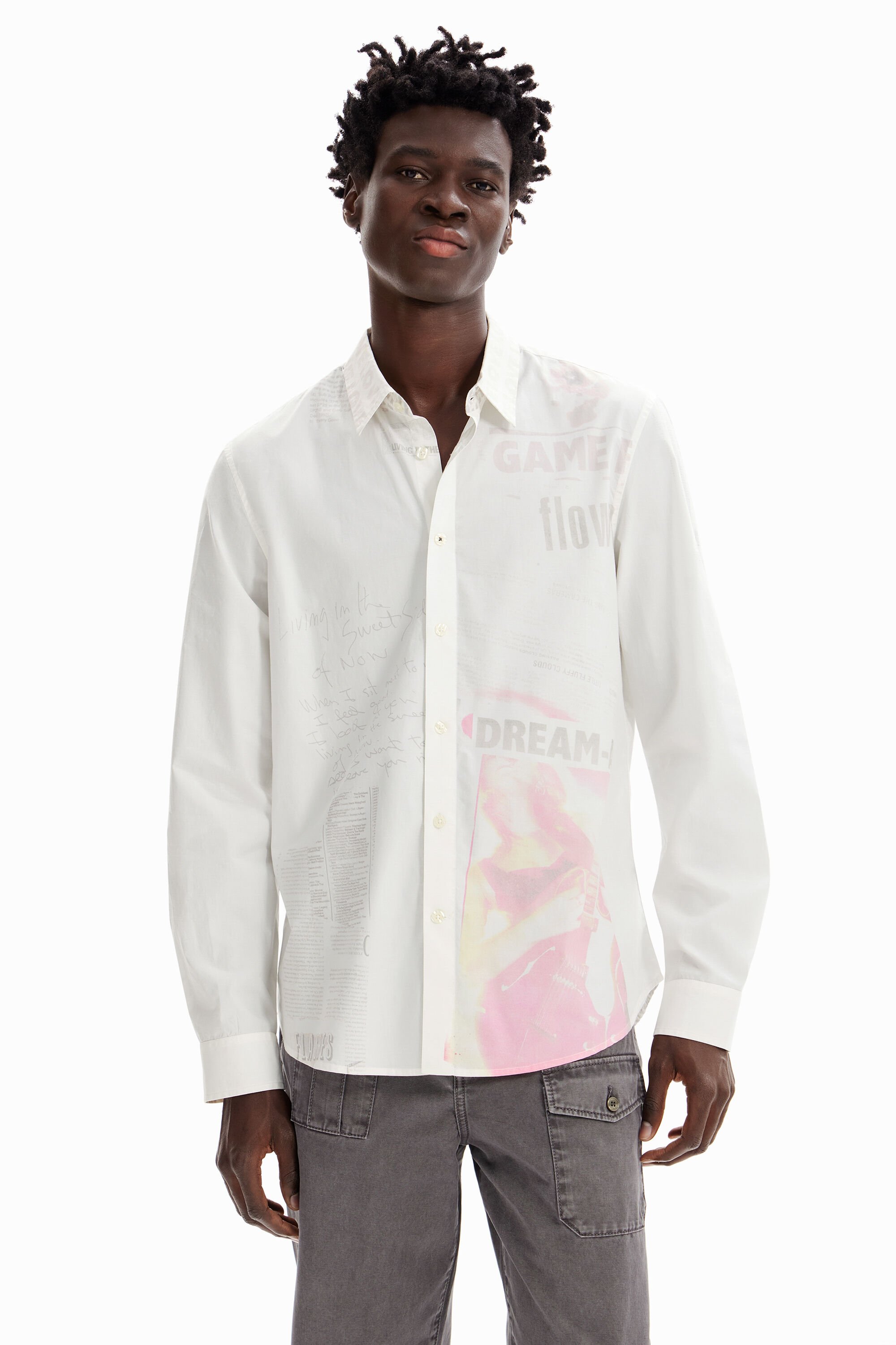 Chemise popeline journal