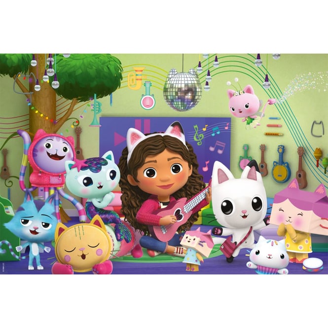 Gabby's Dollhouse - Puzzle - Miau-ziger Partyspaß - 40 Teile Glitzereffekt
