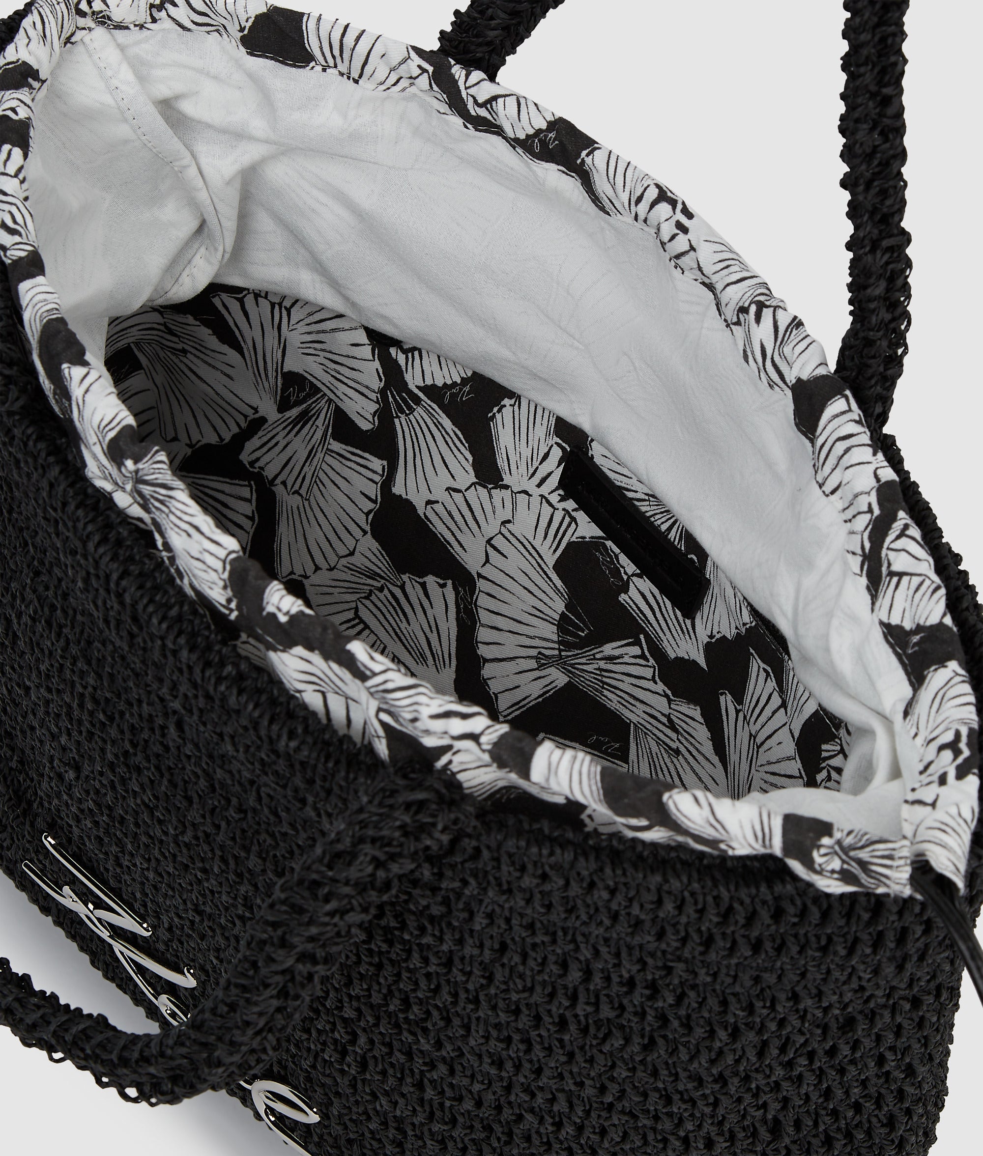 K/Signature strandtas met crochet