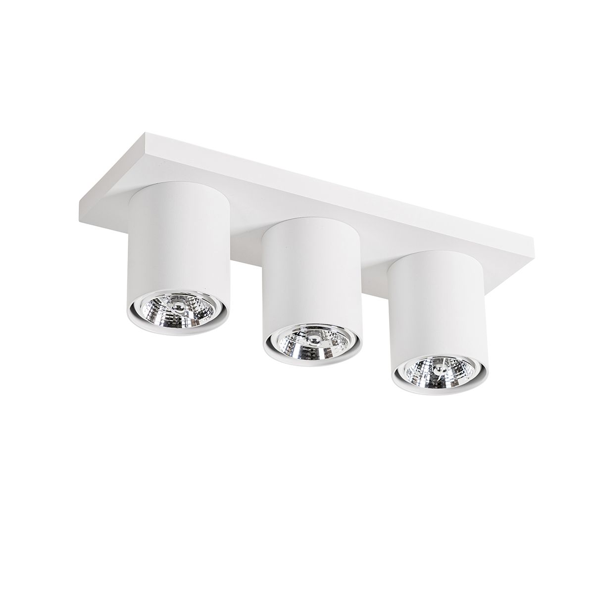 Moderne plafondspot wit 3-lichts - Tubo