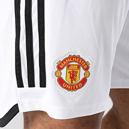Short Jogging A Bandes Manchester United HR3678 Blanc