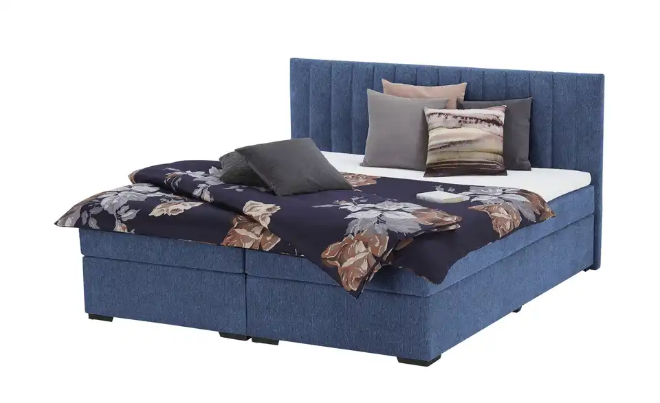 Boxbett Diablo Blau H3 Bonnellfederkern