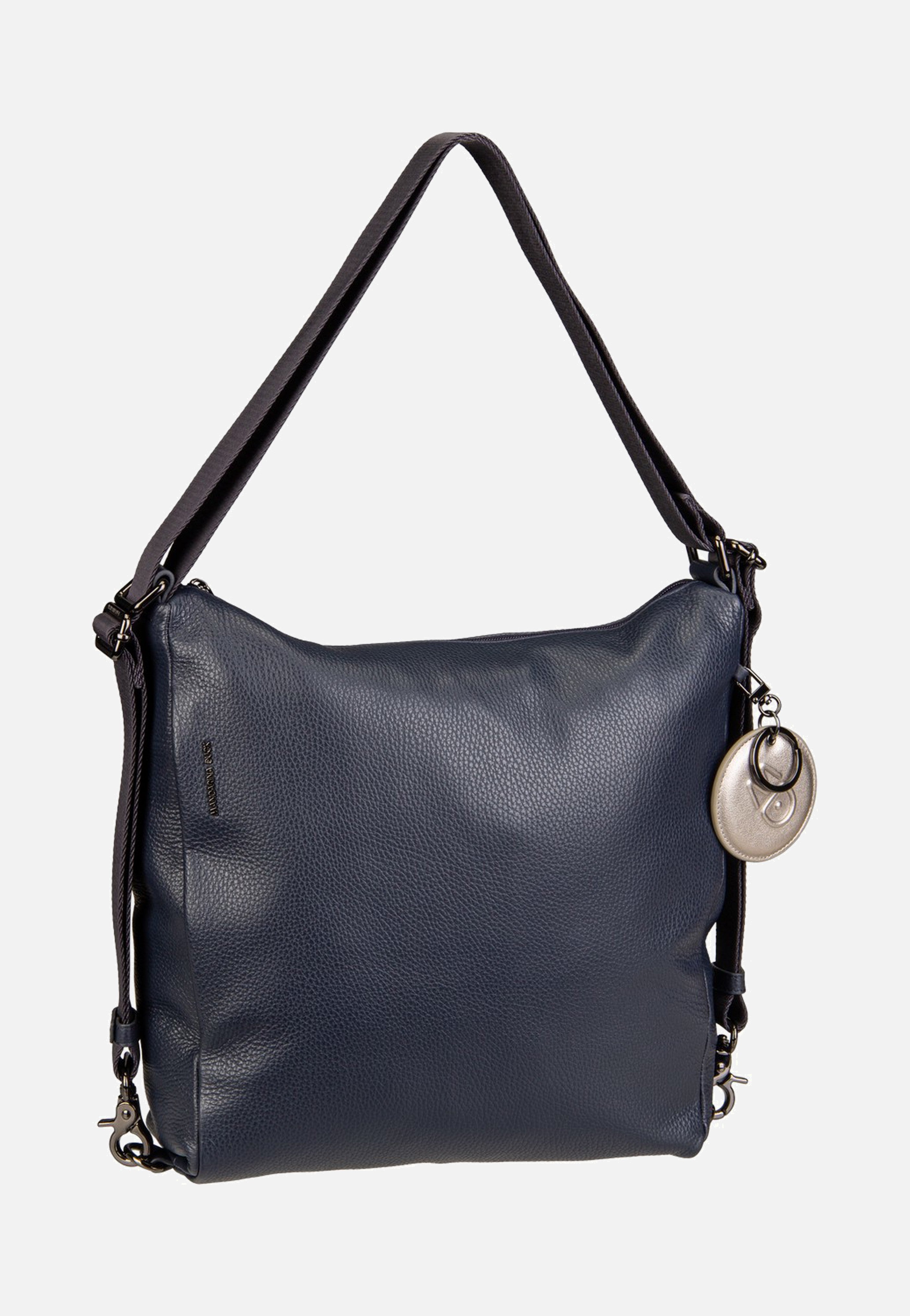 Mellow Leather Hobo FZT72 Dress Blue - Rucksack