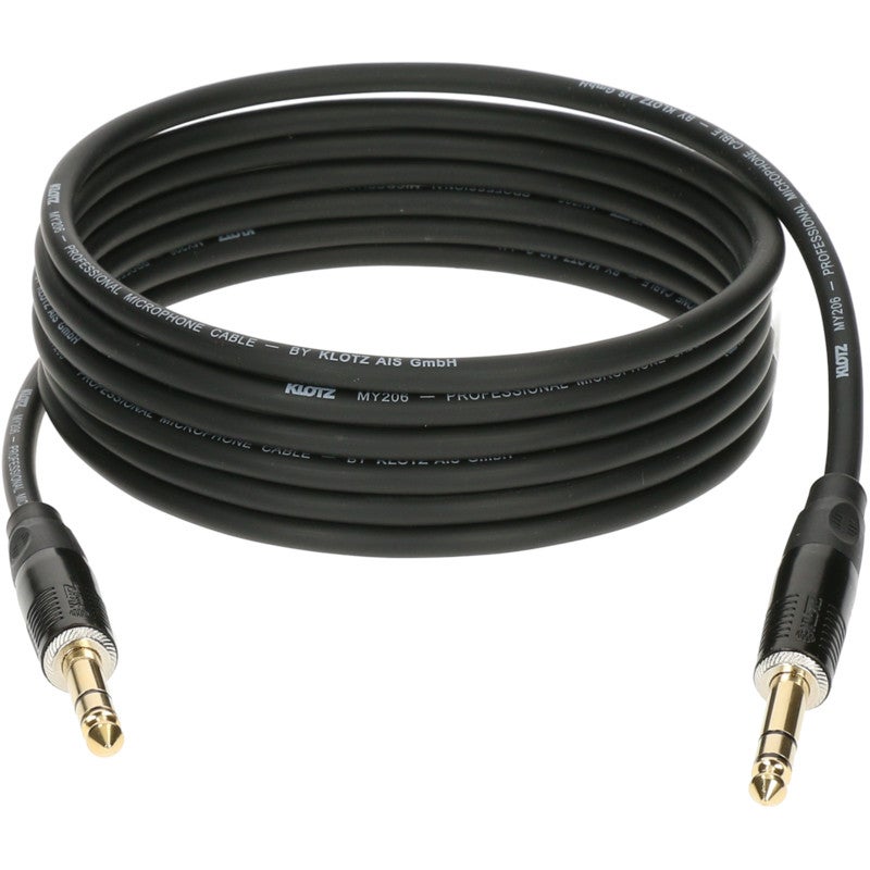 Klotz B-3 B3PP1K0750 audiokabel 6.3mm jack 3p verguld 7.5m