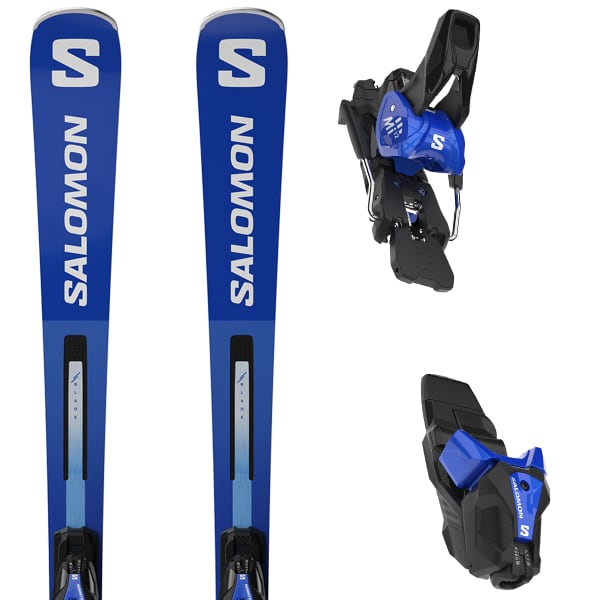 Pack ski SALOMON S/RACE SL 10 + MI12 GW F80 BLUE