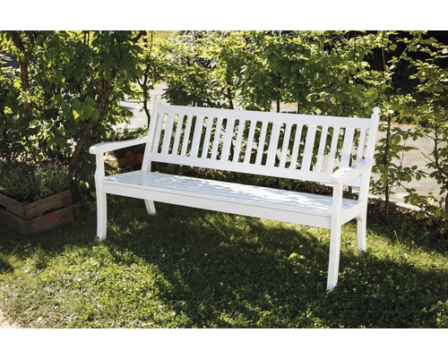 Blome Hohenzollern tuinbank, kunststof, 3-zits, wit