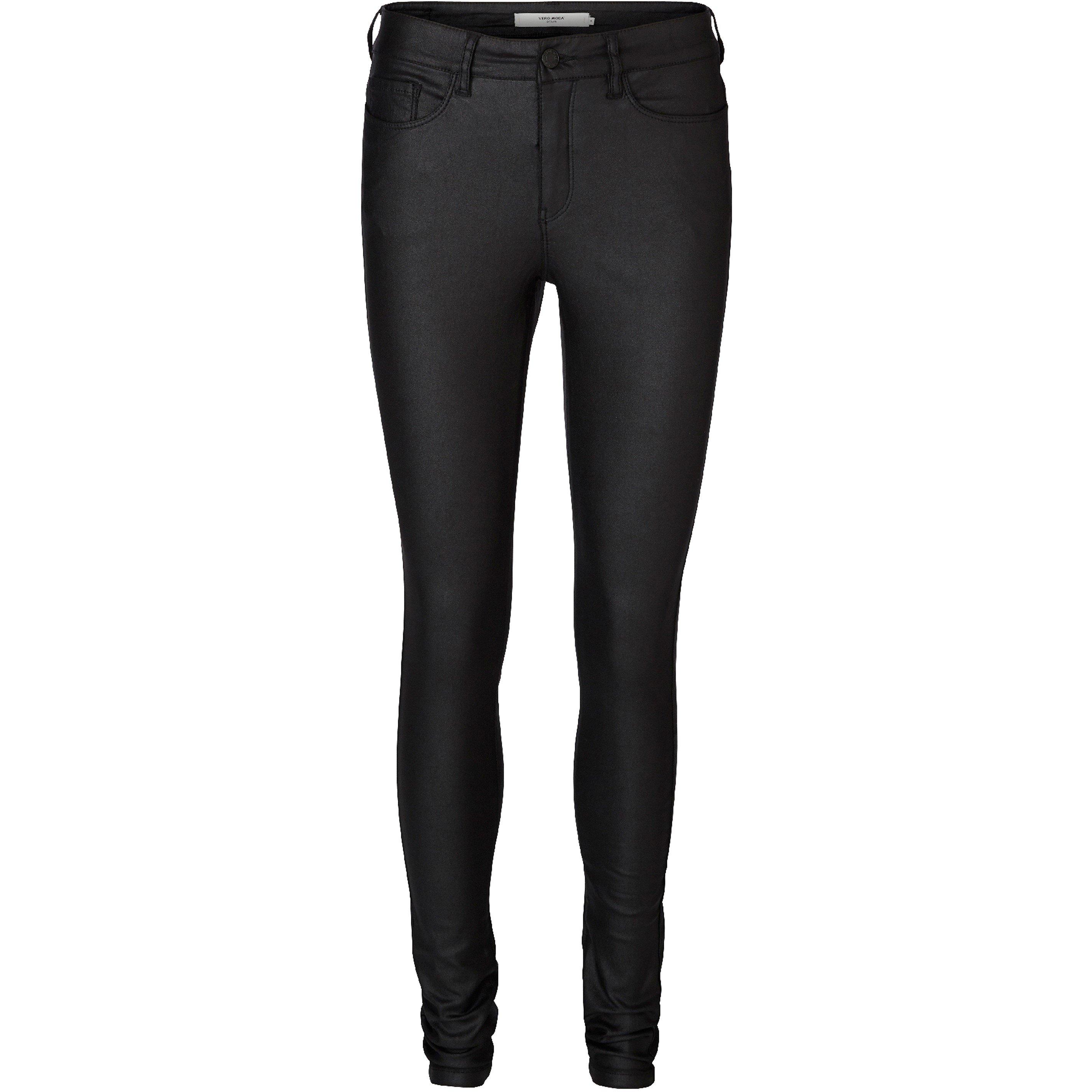 Vero Moda Tall VMSeven Smooth Coated Trousers