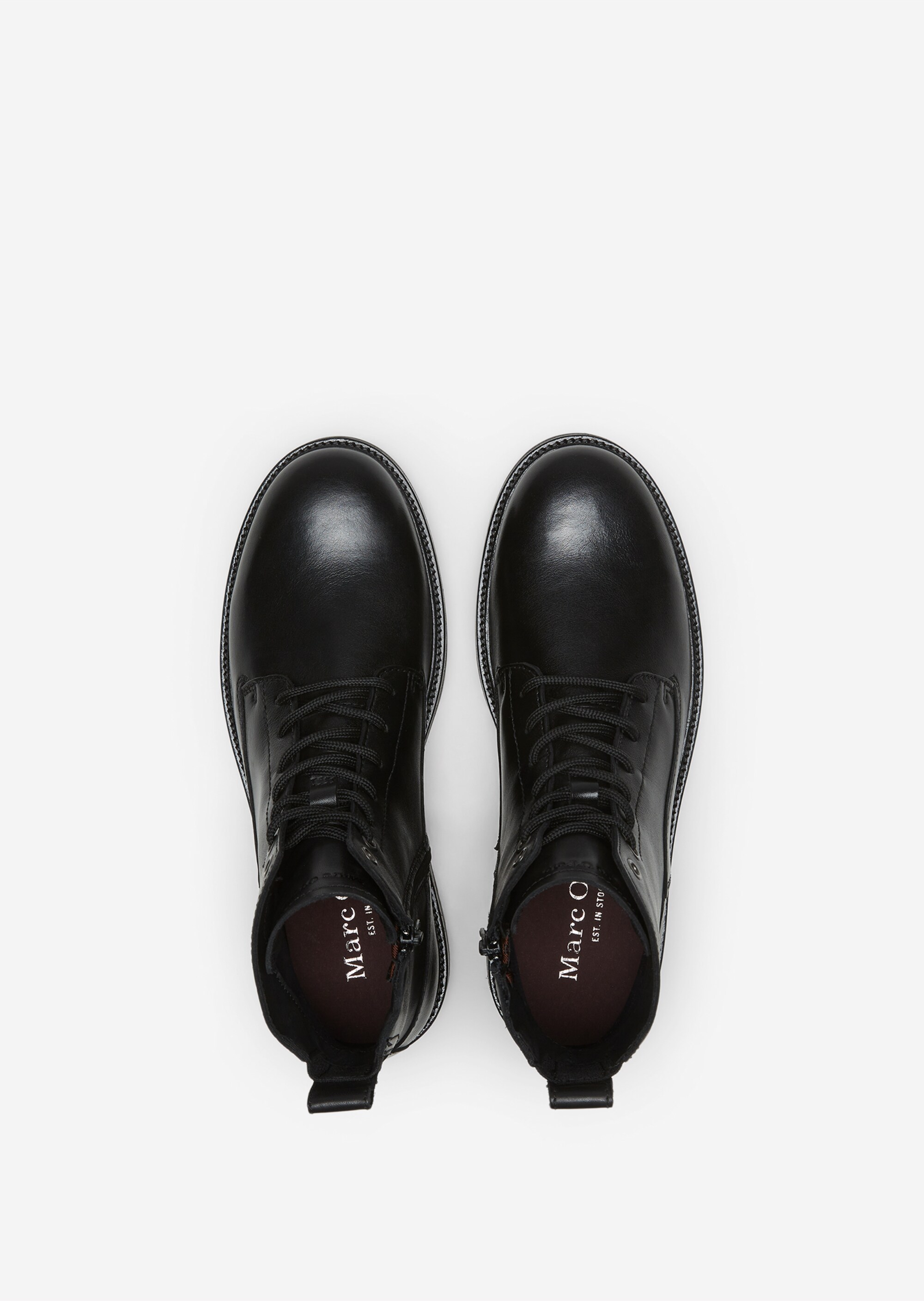 Schnürstiefel aus edlem Rindleder