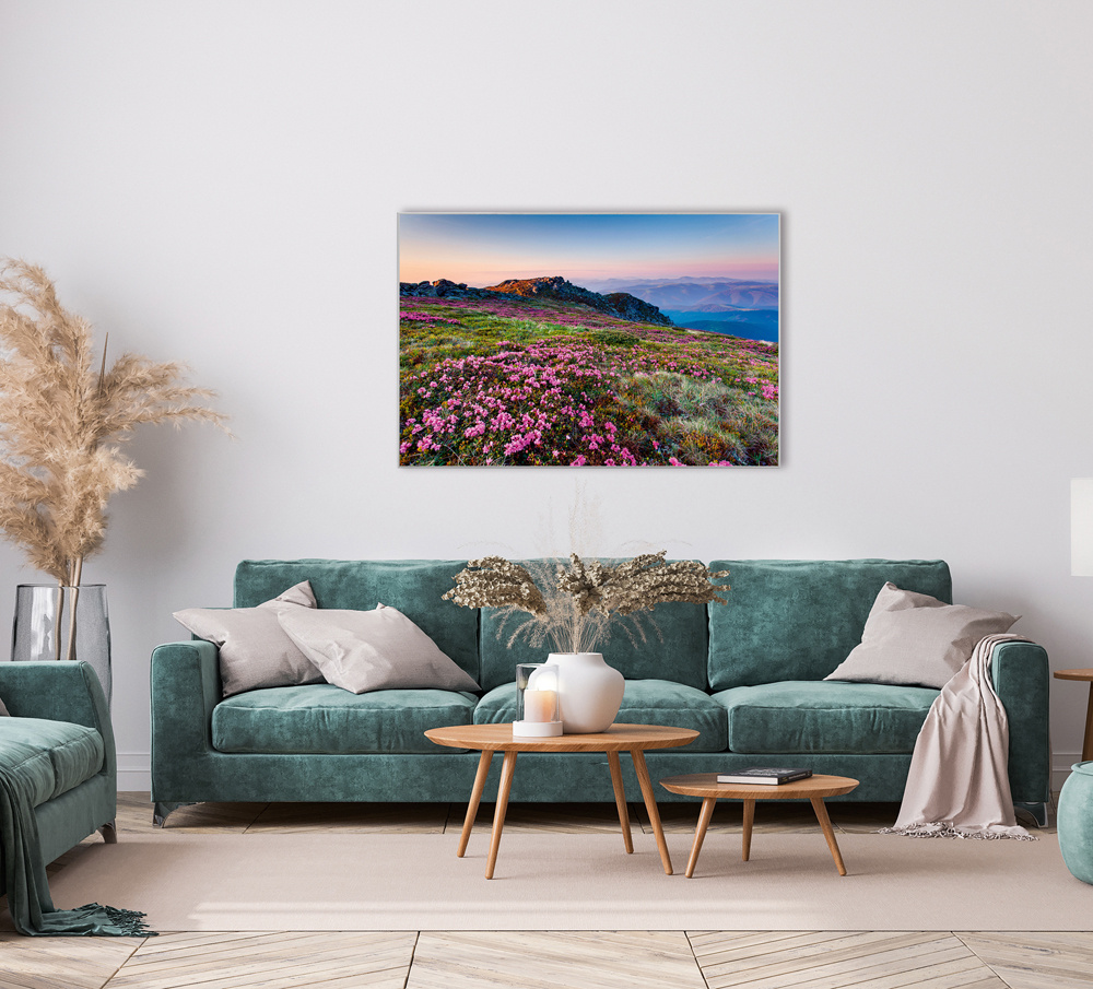 Akustikbild ALPENLANDSCHAFT 80x120cm, 7kg