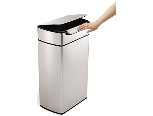 SIMPLEHUMAN - Poubelle Touch CW2014 40 litres inox brossé