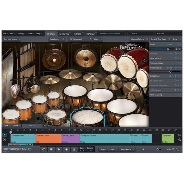 Toontrack Superior Drummer 3 Orchestral Edition