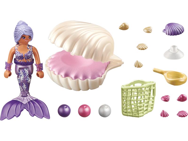 Playmobil Princess Magic Meerjungfrau mit Perlmuschel 71502 Unterwasserwelt-Spielset