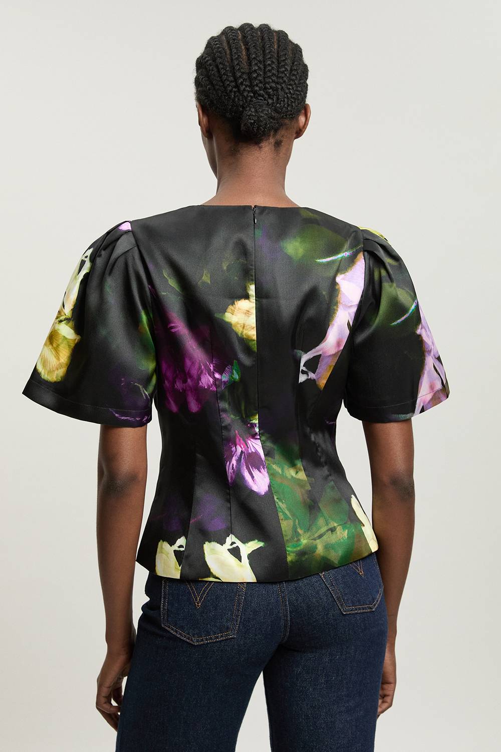 KarenMillen Haut En Sergé À Imprimé Floral
