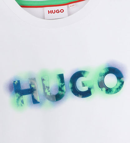 HUGO T-Shirt - Weiß m. Print