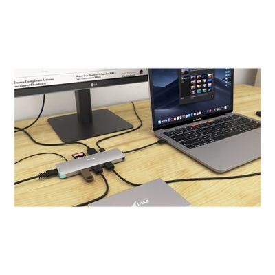 i-Tec USB-C Metal Nano - Station d'accueil - USB-C 3.1 - HDMI - GigE