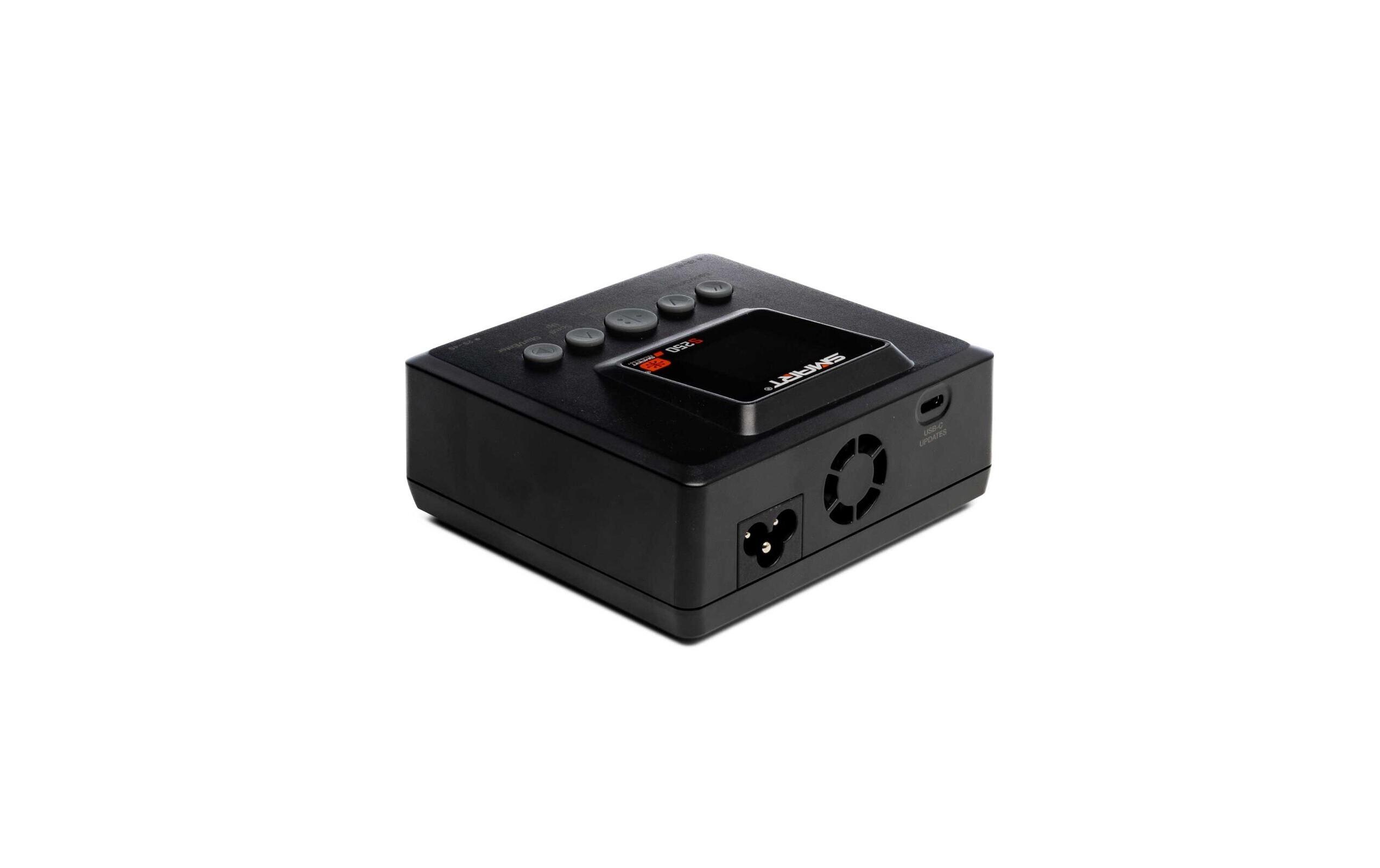 Dual-Ladegerät S250 AC 2 x 50W Smart 1-4S<br>Modellbau-Ladegerät mit 2 Ausgängen für 1-4S LiPo Akkus