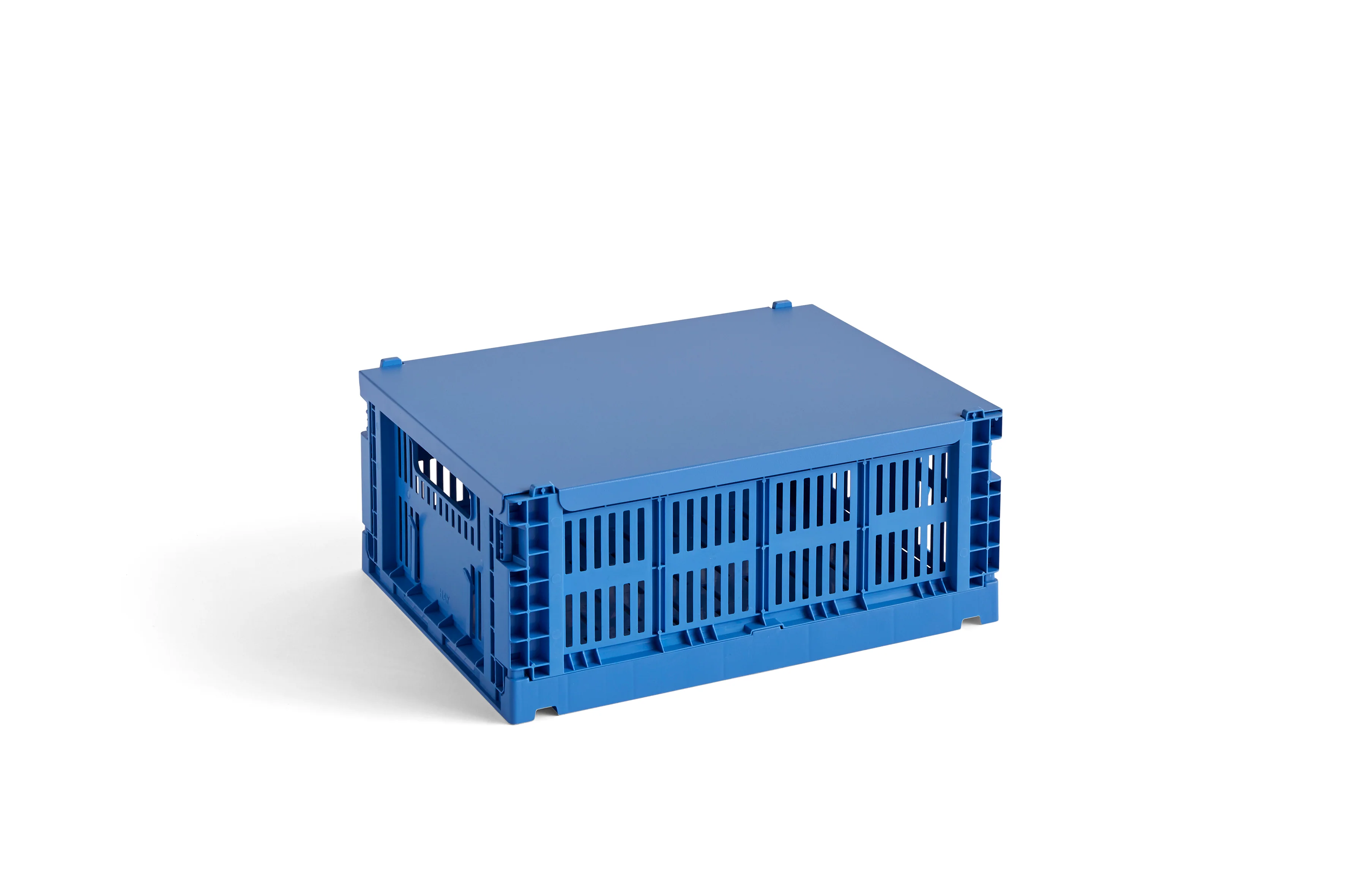 HAY  Colour Crate låg M - blå