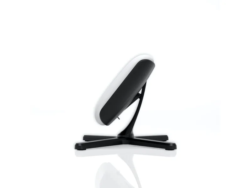 noblechairs NBL-FR-PU-WED, Hvid, Aluminium, Stof, Skum, Plast, 0 - 45°, 490 mm, 400 mm, 450 mm