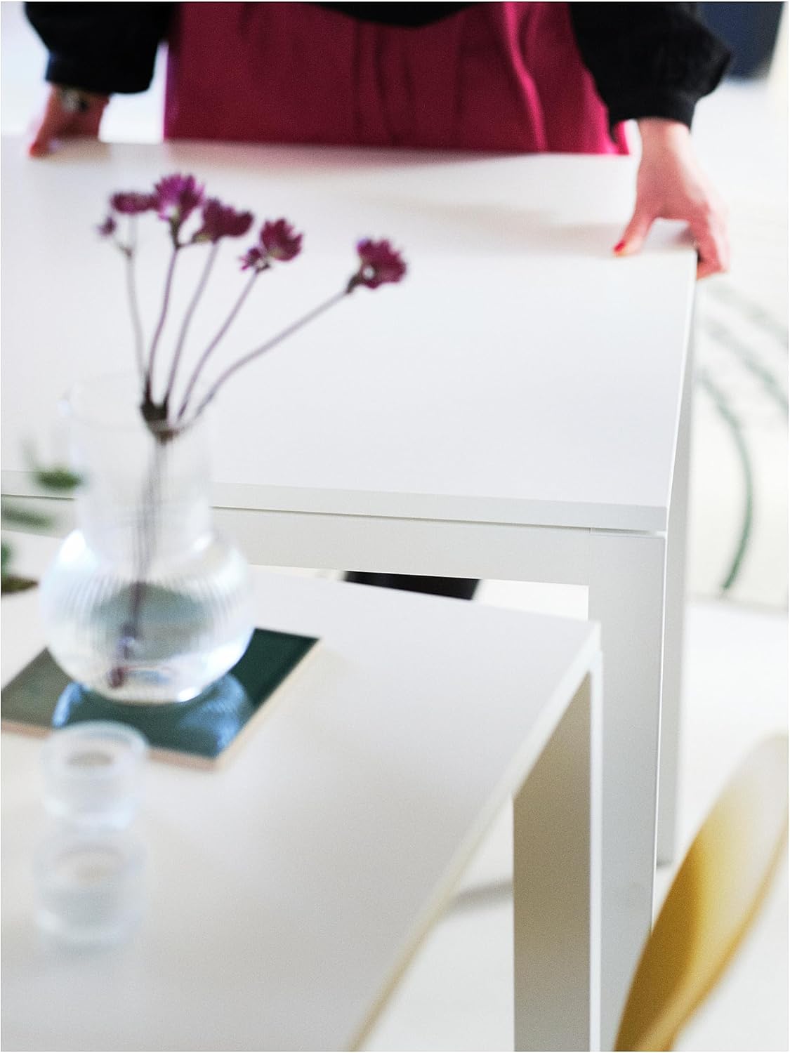IKEA MELLTORP Tisch, 75 x 75 cm, Weiß