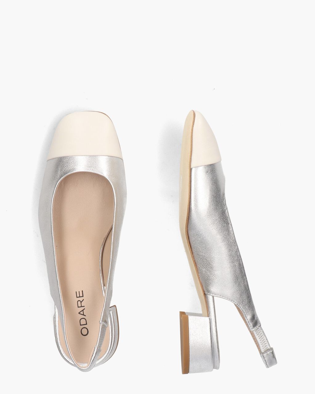 Odare Girona Zilver Dames Slingbackloafers