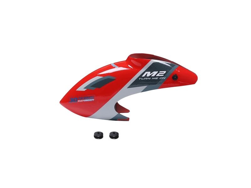 OMPHobby Kabinenhaube Rot M2 - Evo OMP M2 Evo Helikopter Ersatzteil