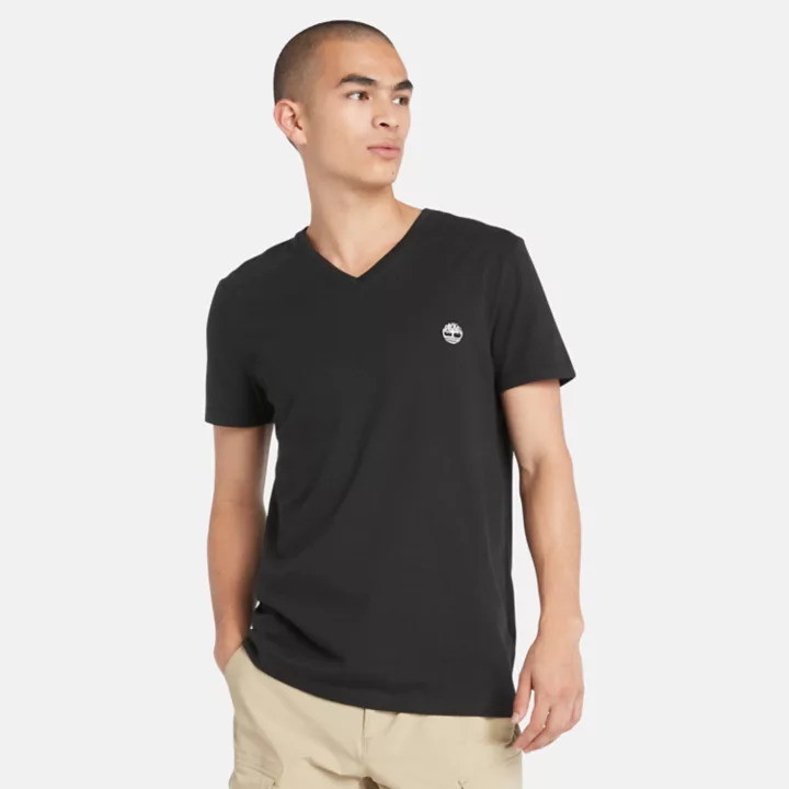 T-shirt Dunstan River pour homme en noir