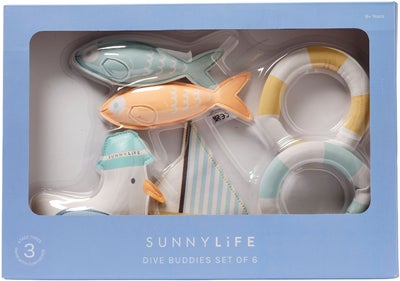 SUNNYLiFE Dykkeleker 6-Pakk, Sid the Seagull